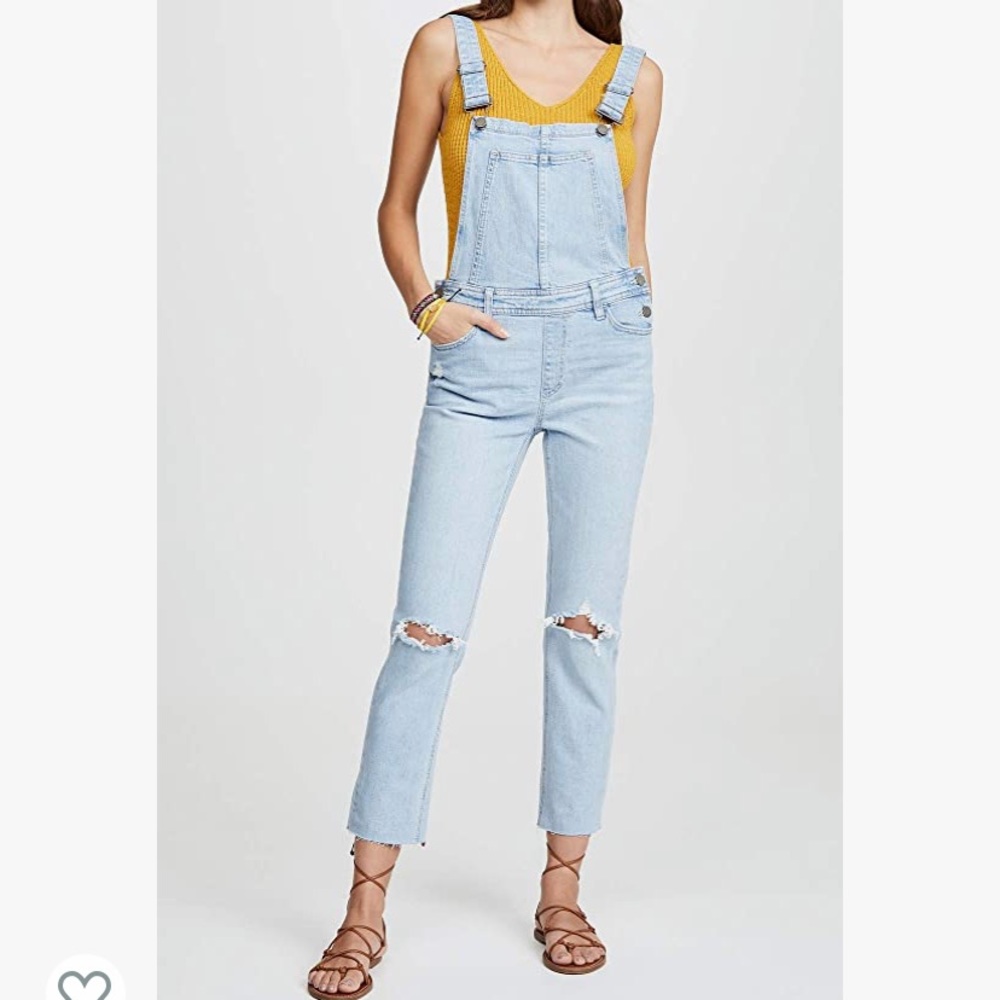 🌾🚜 EUC Paige Sierra Overall in Distressed 24 🌾🚜